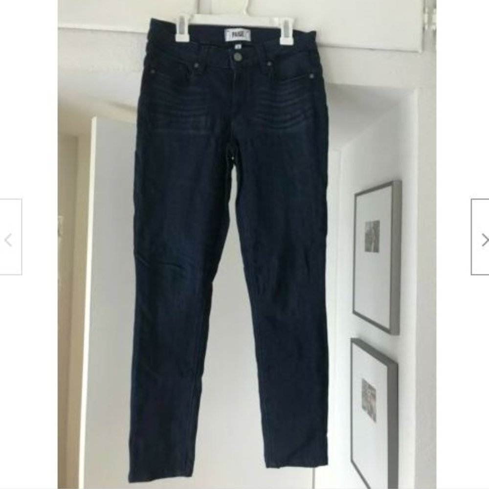 Paige Verdugo Ultra Skinny Jeans Sz 28 Dark Wash